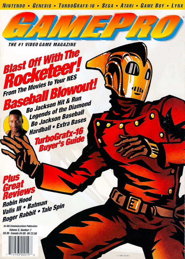 GamePro 024 (Jul 1991) The Rocketeer cover
